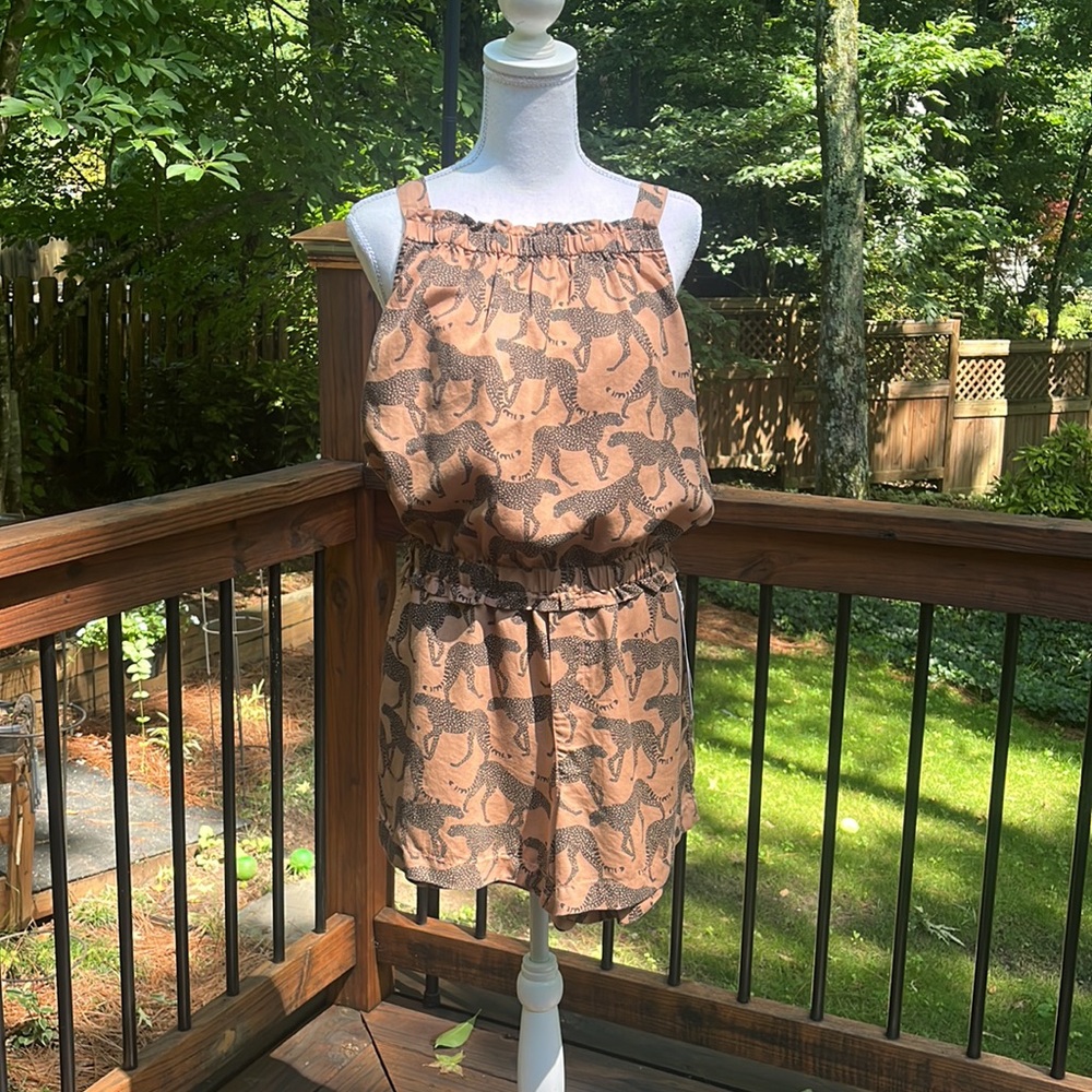 Jane + Delancey Cheetah Top and Short Set NWT